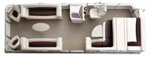 motor-boat : pontoon boat (13 person max.) CHAMPAGNE 24 Southland Boat