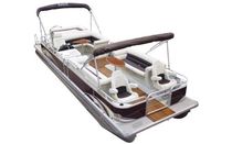 motor-boat : pontoon boat (16 person max.) CHAMPAGNE 28 Southland Boat