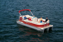 motor-boat : pontoon boat (tri-tube, 15 person max.) 24 OASIS VP Manitou Pontoon Boats
