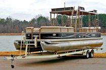 motor-boat : pontoon boat (upper sun-deck) 290 SUNDECK Aloha Pontoon Boats