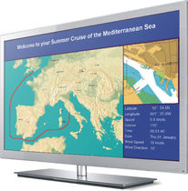 multifunction monitor for boats (PC, video, navigation system) PI 3000 Euronav