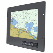 multifunction monitor for yachts and ships (PC, video, navigation system, touchscreen) R12L600-MRM2HB - 12.1" Winmate Communication INC.