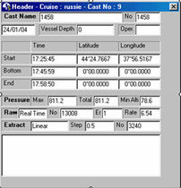 oceanographic data acquisition software REDAS - REMOTE DATA ACQUISITION SOFTWARE Idronaut