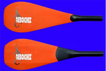 paddle for stand-up paddle-board (carbon) LOMA CARBON ORANGE  Deboichet