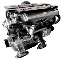 pleasure boat engine : in-board diesel engine 100 - 200 hp (jet-drive, common-rail, variable geometry turbocharger) MAX. 110 HP | HPE 110 JD Fnm Marine - CMD