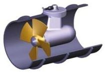 POD drive for ships (electric motor)  AMS Thrusters