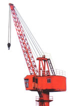 port crane: luffing jib crane 5T-14M FIXED Nanjing Port Machinery