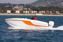 power catamaran : outboard center console boat OPENCAT 23 Yachts Composites