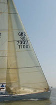 racing sail : headsail (3D molded) GRAND PRIX : X TECH / GPL / H5 Hydesails
