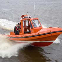 rescue boat : rigid inflatable boat (jet propulsion, center console) ALN 079 - WAVE RANGER CLASS Alnmaritec