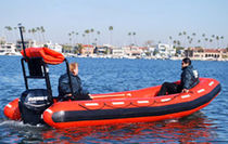 rescue boat : foldable inflatable boat SEA FORCE  490  Willard Marine