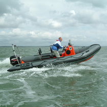 rescue boat : rigid inflatable boat (outboard, jockey console) XS 540 XS Ribs