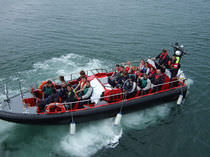 rigid inflatable boat (passenger boat, in-board, center console) FTB Holy Head