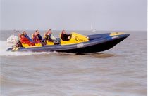 rigid inflatable boat (passenger boat, outboard, twin engine, center console) LYNX 26 Osprey