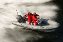 rigid inflatable boat (utility, outboard, jockey console) 4.90 Ufast