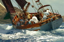 sailboat : classic cutter Nigel Irens, Westernman, CHANCE Covey Island Boatworks