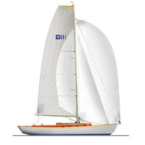 sailboat : classic sloop 43 VINTAGE Rivolta