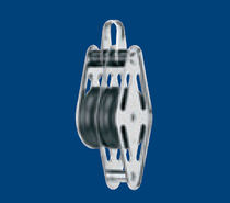 sailboat double block with fixed head / becket (max. rope &oslash; : 12 mm) 35031 002 55 - BL = 900 KG Sprenger