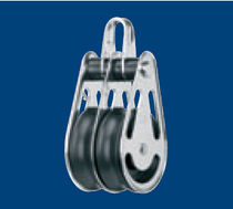 sailboat double block with fixed head (max. rope &oslash; : 12 mm) 35011 002 55 - BL = 900 KG Sprenger