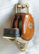 sailboat double block with fixed head / becket / cam-cleat  Dryade