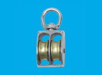 sailboat double block with swivel MS1104 Ningbo Metals & Wire Rope Fittings