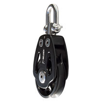 sailboat single block with swivel (max. rope &oslash; : 20 mm) PBB 100 - SWL = 4000 KG Seld&eacute;n