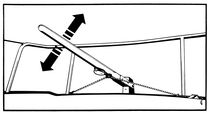 sailboat tiller axis TILLER-LOCK Aronowitsch & Lyth