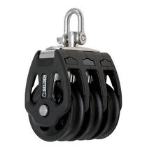 sailboat triple block with swivel (max. line &oslash; : 12 mm) PBB 50 - SWL = 700 KG Seld&eacute;n