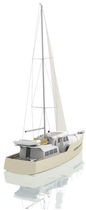 sailboat : cruising motorsailer-yacht THE HAUTURIER 180 Bernard Shipyard