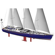 sailboat : cruising sailing-yacht (aluminium, lifting keel) MAYRIK 93 Mayrik Yacht Design