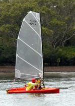 sailing dinghy : cat boat FX3 Sail Extreme