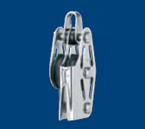 sailing dinghy double block with fixed head / becket / V-cleat (max. line &oslash; : 6 mm) 35120 002 55 - BL = 700 KG Sprenger