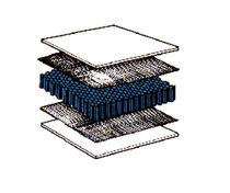 sandwich panel : stainless steel / honeycomb  Joiner Systems Inc