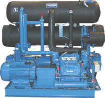 seawater refrigeration system for fishing ships RSW WITH RECIPROCATING COMPRESSOR Teknotherm