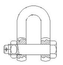 shackle for ship anchor chains (D type)  Griffin-Woodhouse