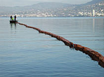 sheltered waters floating oil boom (inflatable) ALBATROS   Reynaud Cauvin Yvose