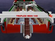 ship deck crane (rail mounted) MDH 140 Triplex AS