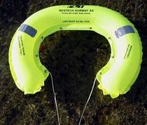ship horseshoe lifebuoy (auto-inflatable) PLT&reg; RESCUE Restech Norway