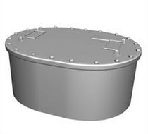 ship oval deck hatch  Microplasma SRL