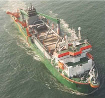 special vessel : trailing suction hopper dredger NB1031 - 13.700 DWT Shipyard DeHoop