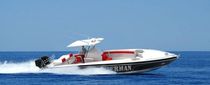 sport-fishing boat : outboard center console boat (twin engine, T-Top) BLADE OPEN FISH Alcatraz Marine