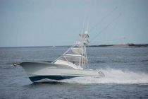 sport-fishing boat : flybridge open express-cruiser (T-Top, IPS POD) 35′ EXPRESS Calyber Boatworks