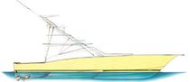 sport-fishing boat : in-board walkaround (T-Top, flybridge) STRIKE 44  Strike