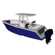 sport-fishing boat : outboard center console boat (twin engine, T-Top) P218 Mayrik Yacht Design