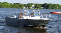 sport-fishing boat : outboard dual console boat (aluminium) 23.5 Lake Assault Custom Boats