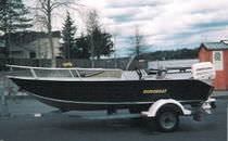 sport-fishing boat : outboard side console boat (aluminium) 16 Duroboat