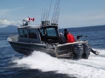 sport-fishing boat : outboard walkaround (aluminium) PILOT HOUSE 20-32 Silver Streak Boats