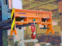 spreader for forklift truck  PFEIFER Seil- und Hebetechnik Service Center Hambu