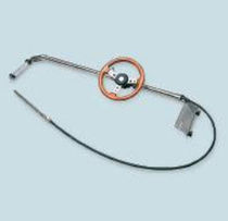 steering system for inflatable motor-boat B.40 Mavi Mare