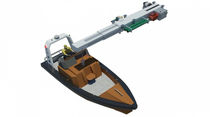 telescopic boat davit  NoreqFender